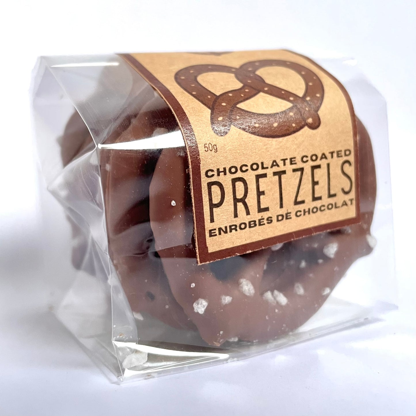 Bretzels enrobés de chocolat