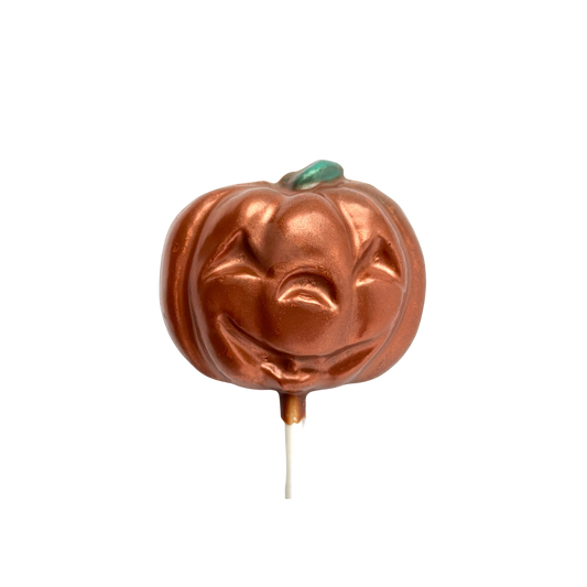 Sucettes de chocolat Halloween _ Citrouille